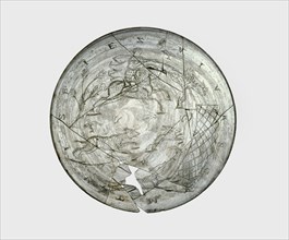 Engraved glass bowl (Wint Hill Bowl), early 4th century. Artist: Unknown.