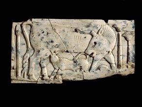 Ivory plaque, c9th-8th century BC. Artist: Unknown.