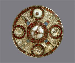Disc brooch, 7th century. Artist: Unknown.