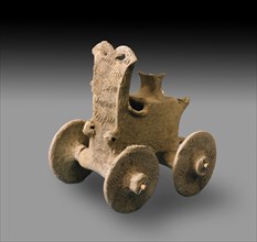 Model chariot, c3rd millennium BC. Artist: Unknown.