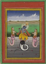 Krishna Kaliyamardaka, early 20th century. Artist: Unknown.