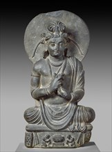 Teaching bodhisattva, 150-250. Artist: Unknown.
