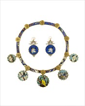 Necklace and Earings, c1830-1890. Artist: Alexis Falize.