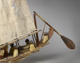 Model of a boat, Middle Kingdom, c1975- 1640 BC. Artist: Unknown.