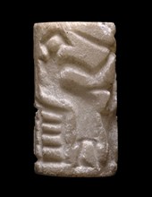 Cylinder Seal (Early Dynastic 'Human Activity' Scenes), ED II, 2750-2600 BC Artist: Unknown.