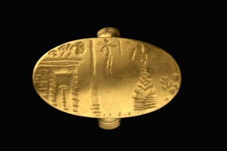 Signet ring, Late Minoan I Period, c1700-c1450 BC. Artist: Unknown.