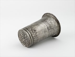 Silver beaker with incised decoration, 5th century BC. Artist: Unknown.
