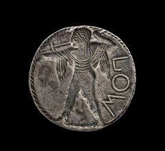 Ancient Greek incuse silver coin, 510 - 530. Artist: Unknown.