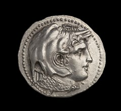 Ancient Greek (Ptolemaic) silver coin, 295 BC. Artist: Unknown.