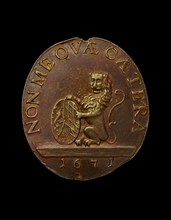 Medal, 1671. Artist: Unknown.