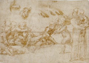 Amorini at play, c1500-1520. Artist: Raphael.