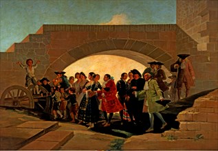 The Wedding', Painting by Francisco de Goya.