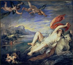 'The Rape of Europa', copy of a Titian Painting by Peter Paul Rubens.