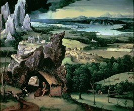 'Landscape with Saint Jerome', by Joachim Patinir.