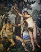 Adam and Eve', by Tiziano.
