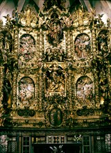 Altarpiece of the Church of Santa Maria of Arenys (1706 - 1712), work by Pau Costa.