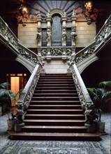 Stairs of the Montaner Palace, now home of the Government Office.
