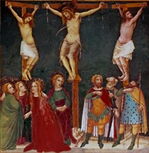 'Crucifixion'. Mural Painting of 1346 in the Chapel of Saint Michael in the Pedralbes Monastery ?