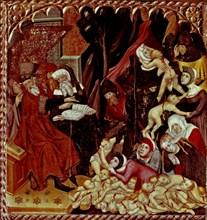 Altarpiece of St. Francis and Franciscan orders. Table of Slaughter of the Innocents. Tempera on ?
