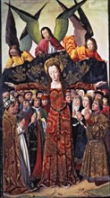 The Virgin of the Mercy', altarpiece from the Santa Clara convent in Palencia.