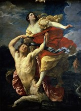 'Dejanire and the Centaur Nessus' work by Guido Reni.