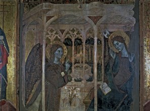 'The Annunciation', central panel of the altarpiece of 'The Annunciation and Saints John' by the?