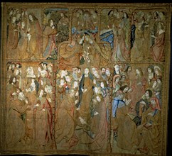 The Triumph of the Mother of God' series of fifteenth century Flemish tapestries. Cloth III 'The ?