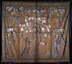 The Triumph of the Mother of God' series of fifteenth century Flemish tapestries. Cloth II 'The A?