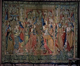 'Episodes from the Life of the Virgin', tapestry documented in 1509. 'The fulfillment of prophec?