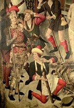 Detail of the Altarpiece of Saint Vincent by Jaume Huguet.