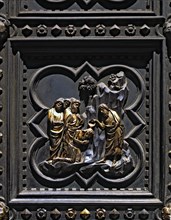 Baptism of the fishermen', one of the panels of the south gate of the Baptistery of St. John in t?