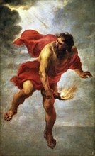 Prometheus bringing fire' by Jan Cossiers.