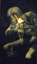'Saturn devouring one of his children' by Francisco de Goya.