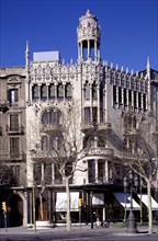 House Lleó Morera, in the Paseo de Gracia, built in 1864 and renewed in 1902, designed by Lluis D?