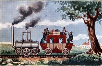 Railroad Project from Jerez de la Fontera to Puerto de Santa Maria, opened to traffic in 1854, en?