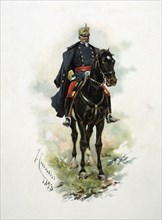 'General on horseback', by Jose Cusachs, 1893.