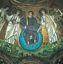Mosaic in the apse of San Vitale.