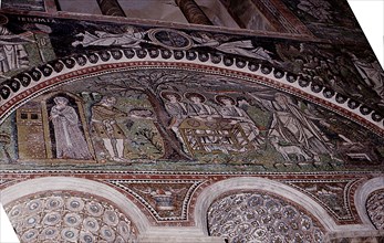Mosaics in the Church of San Vitale in Ravenna.
