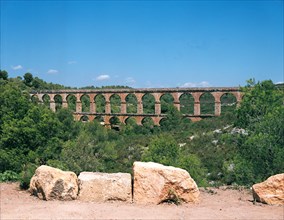 Roman aqueduct in Tarragona, known as the Devil's Bridge. 1st century.