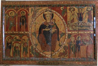 'Frontal of Coll', panel painting, depicting scenes of the Annunciation, the Nativity, Jesus in ?