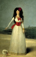 The Duchess of Alba' oil by Francisco de Goya.