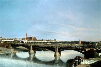 A view of Seville', oil on canvas, 1862.