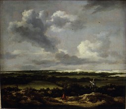 'Landscape with dunes near Haarlem' by Jacob Ruisdael.