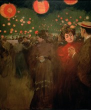 'The Open-air dance', oil by Ramon Casas 1901-1902.