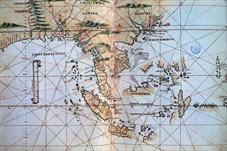 Asian South East in the 'Islario General del Mundo', of 1560, work by the cronist and cosmographe?
