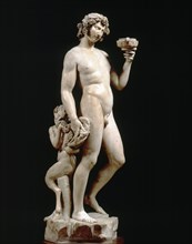 Bacchus', c. 1496 - 1497, work in marble by Michelangelo.