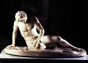 Dying Gaul, Roman copy in marble of a Greek original in bronze.