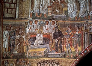 Epiphany, mosaic of the triumphal arch of the church of Santa Maria Maggiore in Rome.