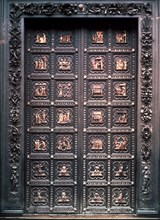 South Gate of the Baptistery of Florence Cathedral, designed by Andrea Pisano.