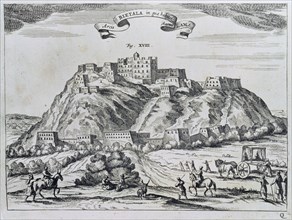 View of the city of Lhasa, capital of Tibet, engraving in 'China Monumentis', published in Amster?